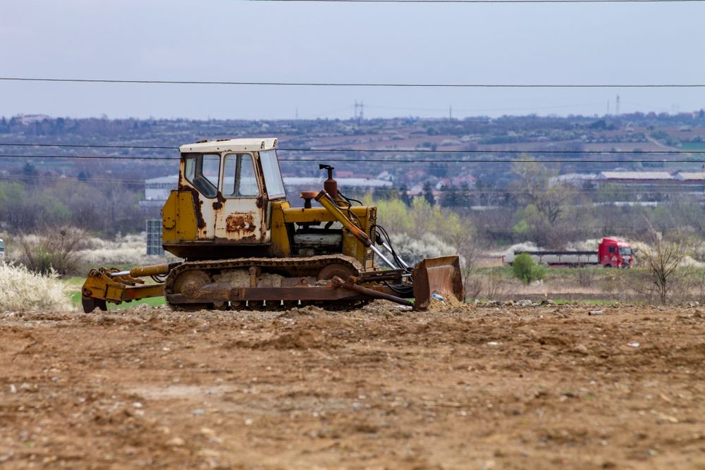Graded site after work