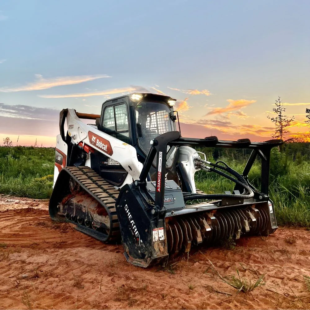 Liberty Landworks land clearing equipment on the job