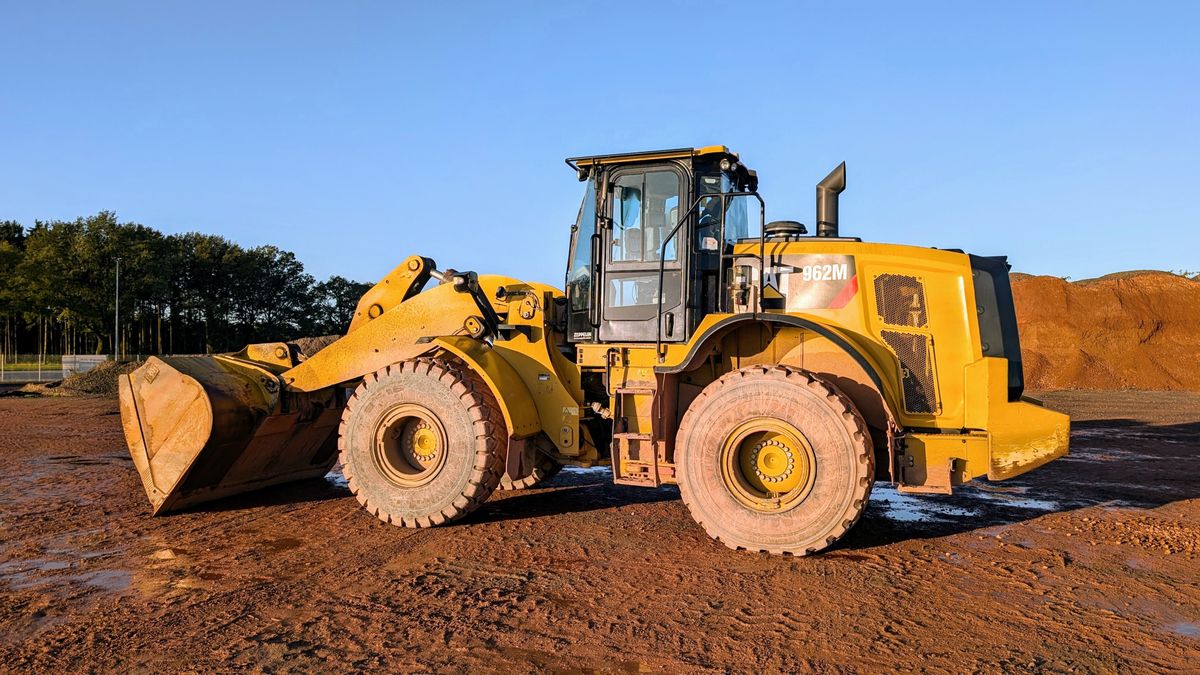 Equipment staged on site